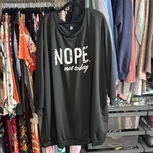 SHEIN Black Graphic Dress